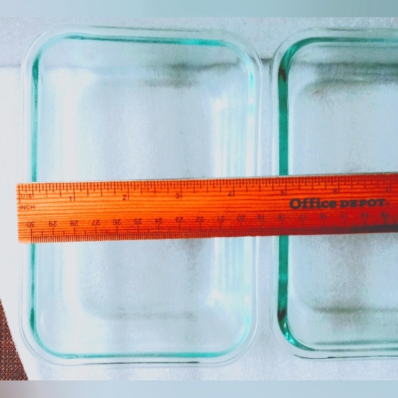 Pyrex Set of Four : 2-Cup Rectangular Glass Food Container Dishes - Picture 4 of 9